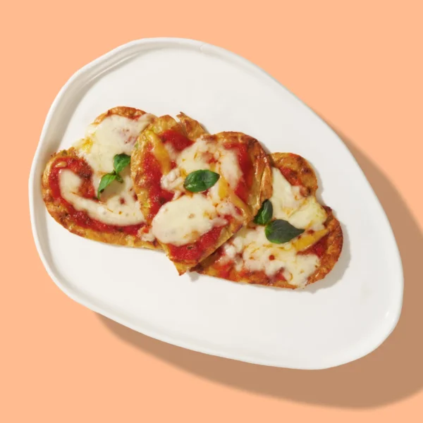 Mini pizza cu blat de dovlecei
